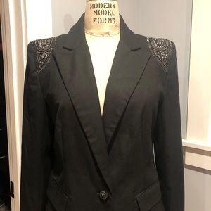 Miss Me Blazer Jacket With Embellishment Large